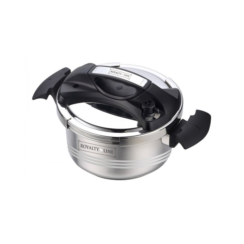 Pressure Cooker Shallow - Stainless Steel - 4 L - Royalty Line