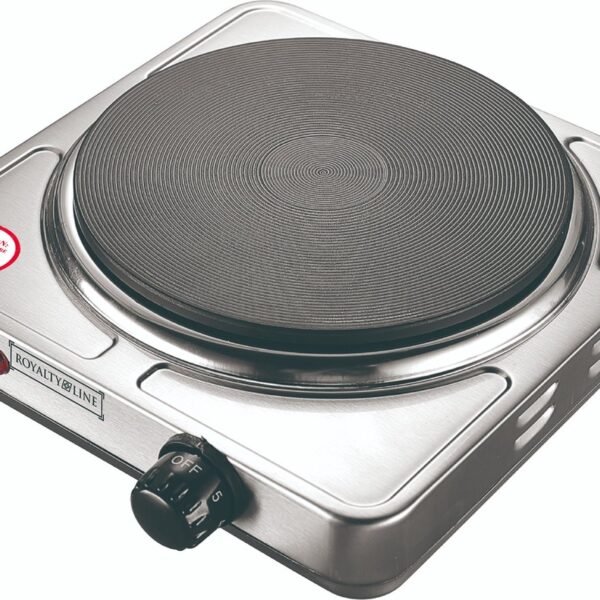 Electric Hob - 1 Burner/Cooking zone Ø185mm - 1500 W - Stainless Steel - Royalty Line